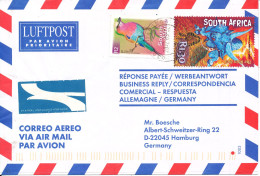 South Africa Air Mail Cover Sent To Germany 5--9-2002 - Poste Aérienne