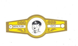 12) Bague De Cigare Série Tintin Jaune Dorée Royal Flush Kuifje Tchang Tchong-Jen En Superbe.Etat - Advertentie