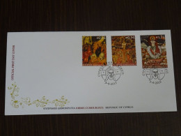 Cyprus 2013 Easter FDC - Lettres & Documents