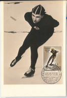 51266 - SAN MARINO - MAXIMUM CARD - 1956 Winter Olympic Games SPEED Ice SKATING - Winter 1956: Cortina D'Ampezzo