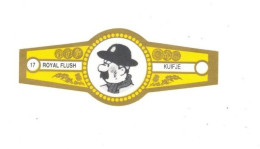 17) Bague De Cigare Série Tintin Jaune Dorée Royal Flush Kuifje Dupond Où Dupont Détective En Superbe.Etat - Advertisement