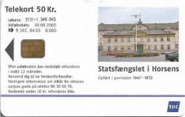 Denmark - Tele Danmark (chip) - Horsens State Prison (Cn.3101) - TDR036C - 04.2003, 50kr, 8.000ex, Used - Danemark