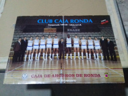 Poster CAJA DE RONDA Temporada 88/89 - Sonstige & Ohne Zuordnung