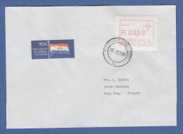 RSA Südafrika FRAMA-ATM Aus OA P.021 Rissikstraat Wert 00,50 Brief N. Hongkong - Frankeervignetten (Frama)