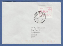 RSA Südafrika FRAMA-ATM Aus OA P.024 Strijdomplein Wert 00,16 Auf Inlands-Brief - Frankeervignetten (Frama)