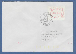 Norwegen 1980 FRAMA-ATM Mi.-Nr. 2.2b Wert 350 Auf LDC So.-O OSLO 15.10.86 -> B - Machine Labels [ATM]