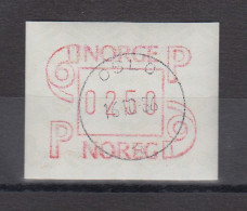Norwegen 1986 FRAMA-ATM Mi.-Nr. 3.1b Portowert 250 Mit ET-O OSLO 16.10.86 - Machine Labels [ATM]
