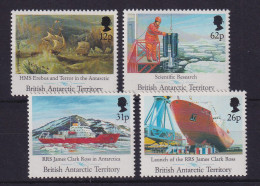 Britische Antarktis 1991 Schiff James Clark Ross Mi.-Nr. 185-188 Postfrisch ** - Other & Unclassified