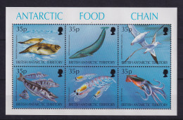 Britische Antarktis 1994 Nahrungsketten Der Antarktis Mi.-Nr. Block 2 ** - Autres & Non Classés