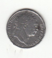 UK 1818 King George 111, Silver Sixpence Good/Fine - Other & Unclassified
