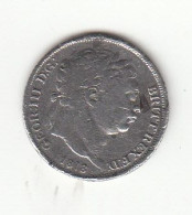 UK 1818 King George 111, Silver Sixpence Good/Fine - Autres & Non Classés