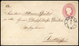 1863, Altdeutschland Baden, U 9 A, Brief - Postal  Stationery