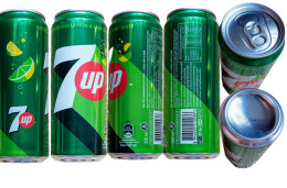1 Can 2024 7UP Pepsi Cambodia Classic 330ml EMPTY Open Small Holes Bottom - Cannettes