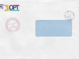 Cachet Manuel De Nouméa CTP _ Enveloppe De Sevice Clientèle De L'OPT - Covers & Documents