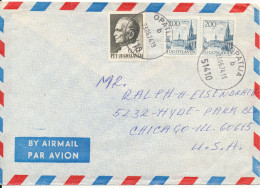 Yugoslavia Air Mail Cover Sent To USA Opatia 23-6-1974 - Poste Aérienne