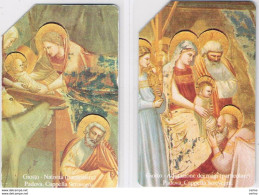 2  USATE  £. 10.000  -  30.06.1993   GIOTTO  -  NATALE  '91  -  S. CPL. -  QUESTE. - Publiques Figurées Ordinaires