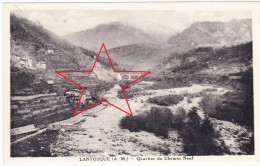 LANTOSQUE. Quartier Du CHEMIN NEUF - (Viaduc Du Tramway Au Fond). - Lantosque