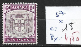 JAMAÏQUE 57 * Côte 18 € - Jamaïque (...-1961)
