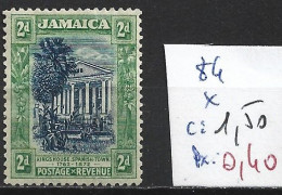 JAMAÏQUE 84 * Côte 1.50 € - Jamaïque (...-1961)