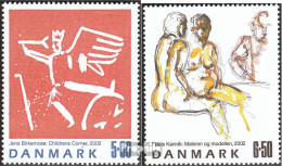 Dänemark 1318-1319 (kompl.Ausg.) Postfrisch 2002 Kunst - Unused Stamps