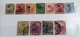 EGYPT 1922 – PICTORIAL SET OVERPRINTED Except The 20m Stamp, - VF, - Used Stamps