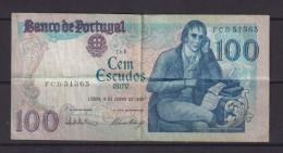 PORTUGAL -  1985 100 Escudos Circulated Banknote - Portugal