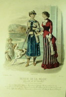 Gravure De Mode Revue De La Mode Gazette 1881 N°514 Travestissements (Maison Plument) Amazone Chasseuse - Before 1900