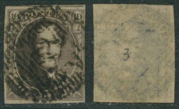 Médaillon - N°3 Margé + Voisin Obl P45 "Gand" - 1849-1850 Medallones (3/5)