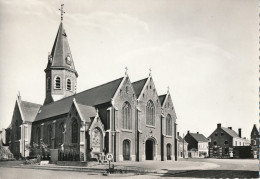 OOSTNIEUWKERKE   O.L.VROUW KERK    FOTOKAART  2 SCANS - Staden