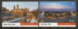 ONU New-York 2021 - Unesco - Patrimoine Mondial "Waterways, Railways And Bridges" Détachés De Feuille ** - Unused Stamps