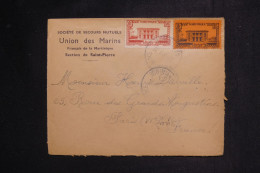 MARTINIQUE - Enveloppe Commerciale De Fort De France Pour Paris En 1938 - L 150073 - Storia Postale