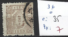 JAPON 36 Oblitéré Côte 35 € - Used Stamps