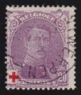 Belgie  .   OBP   .   131    . O   .  Gestempeld   .   /   .   Oblitéré - 1914-1915 Rode Kruis