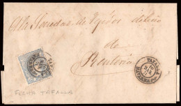 Navarra - Edi O 107 - Carta Mat Fech. Tp. II "Tafalla" - Lettres & Documents