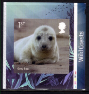 GB 2021 QE2 1st Wild Coasts Grey Seal Umm Self Adhesive SG 4554 Ex PM 81 ( L773 ) - Ongebruikt