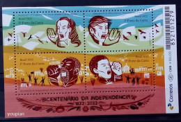 Brazil 2022, 200 Years Of Independence Of Brazil, MNH Unusual S/S - Unused Stamps