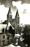 Belgique - Namur - Anhée - Abbaye De Maredsous - Eglise Et Vue De L'Ecole Abbatiale - Anhée