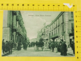 CT-05007- BARLETTA - CORSO VITTORIO EMANUELE - CALESSE ANIMATISSIMA- VIAGGIATA 1921 - Barletta