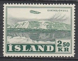 Iceland      .       Yvert    .     Airmail  28         .     *      .      Mint-hinged - Poste Aérienne