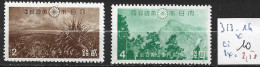 JAPON 313-14 * Côte 10 € - Neufs