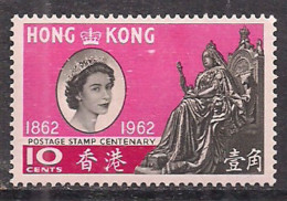 Hong Kong 1962 QE2 10c Postage Cent. SG 193 MLH ( H269 ) - Ongebruikt