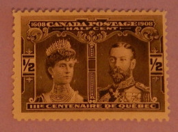 CANADA YT 85 NEUF(*)MNG "PRINCESSE ET PRINCE DE GALLES" ANNÉE 1908 - Unused Stamps