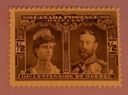 CANADA YT 85 NEUF(*)MNG "PRINCESSE ET PRINCE DE GALLES" ANNÉE 1908 - Ongebruikt