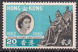 Hong Kong 1962 QE2 20c Postage Cent. SG 194 MLH ( H144 ) - Ongebruikt