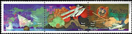 Brésil 2021 - Mi 4843/4845 Centenaire De La Première Traversée Aérienne De L'atlantique Sud - Unused Stamps