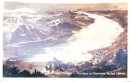 SUISSE / CHILLONS / MONTREUX / PANORAMA DU LAC LEMAN - Genfersee