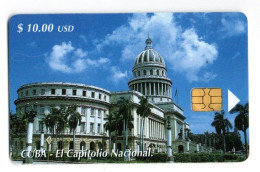 CUBA  ECTESA 10$ EL CAPITOLIO NACIONAL Date 06/2002 30 000 Ex - Cuba