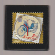 Sweden Stamp Clock Nr 5 - Motorcycle - Moped - Mi 2494 - 2005 - Montres Modernes