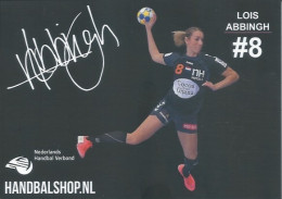 Trading Cards KK000547 - Handball Netherlands 10.5cm X 13cm: LOIS ABBINGH - Balonmano