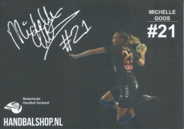 Trading Cards KK000554 - Handball Netherlands 10.5cm X 13cm: MICHELLE GOOS - Palla A Mano